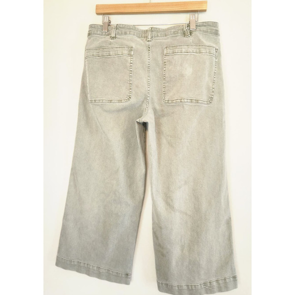 OAT light green Wide Leg Crop size 32 - Picture 7 of 13